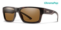 Smith Outlier 2 Sunglasses ChromaPop Polarized in Matte Tortoise with Brown